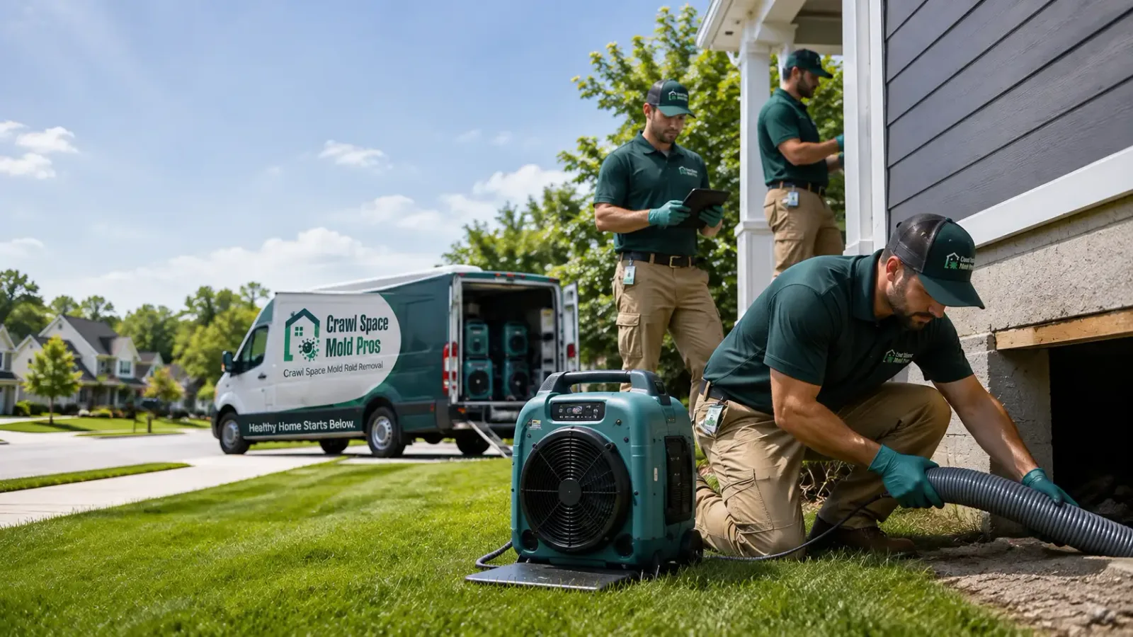 Crawl Space Mold Removal in Liberty, IL
